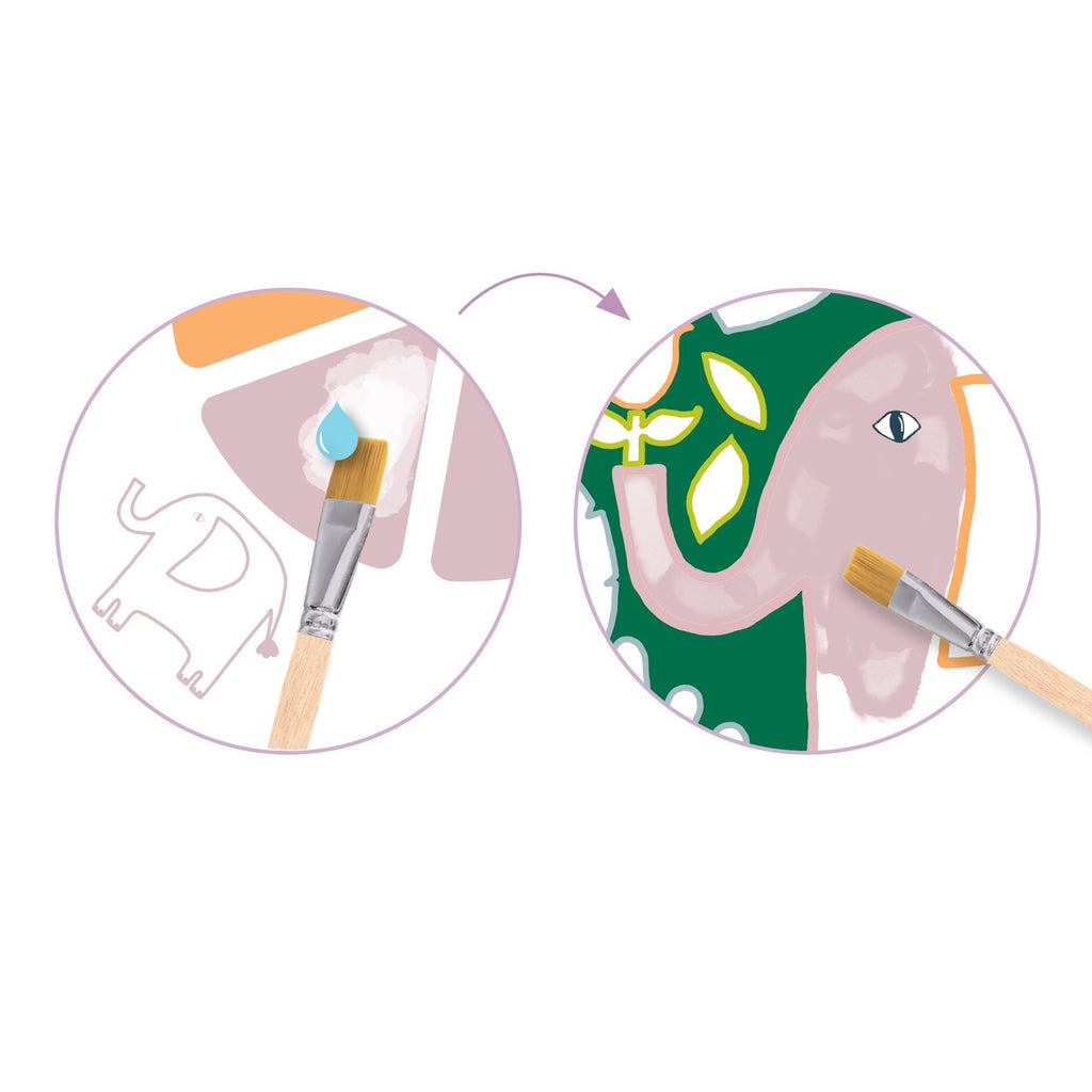 Djeco Painting Craft Set - Wild Ones