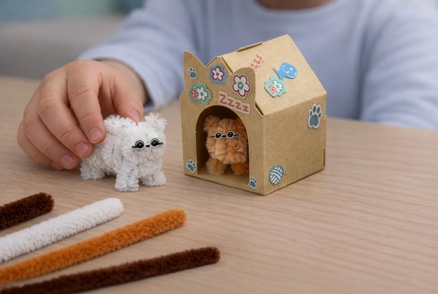 Pikkii. Mini Furry Friends Kit
