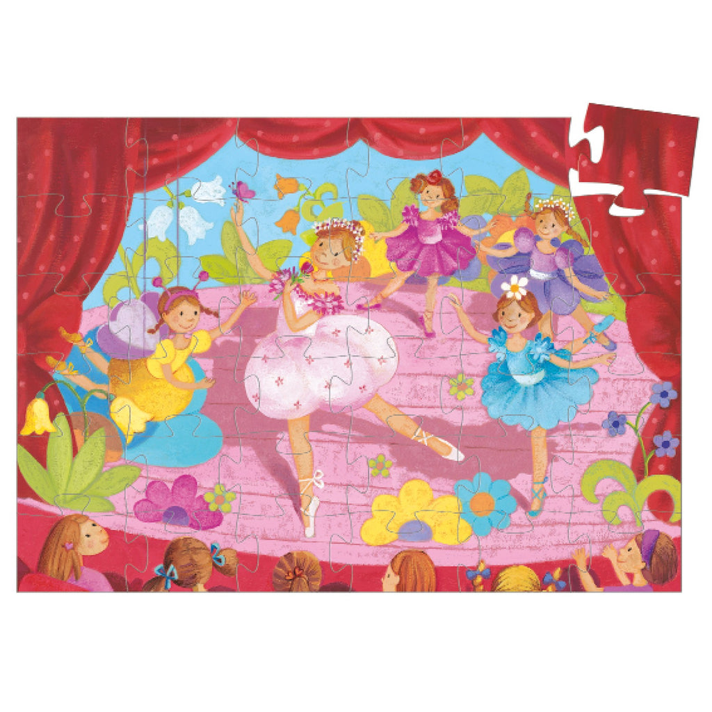 Djeco Silhouette 36 Pieces Puzzle - The Ballerina