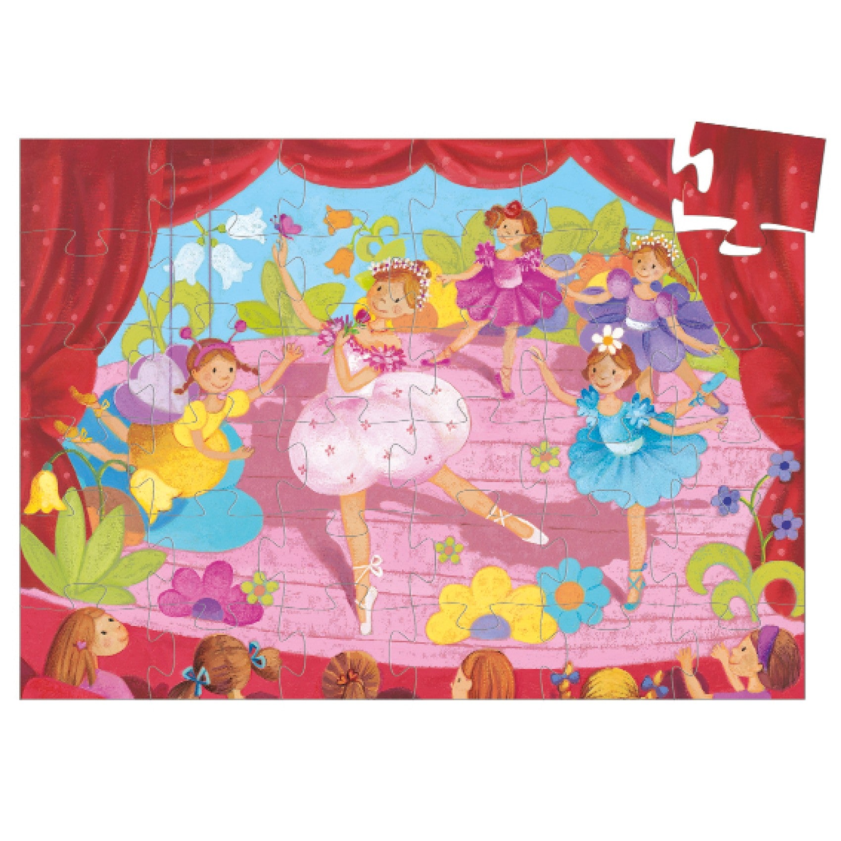 Djeco Silhouette 36 Pieces Puzzle - The Ballerina