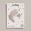 Unicorn Head Iron-On Embroidered Patch