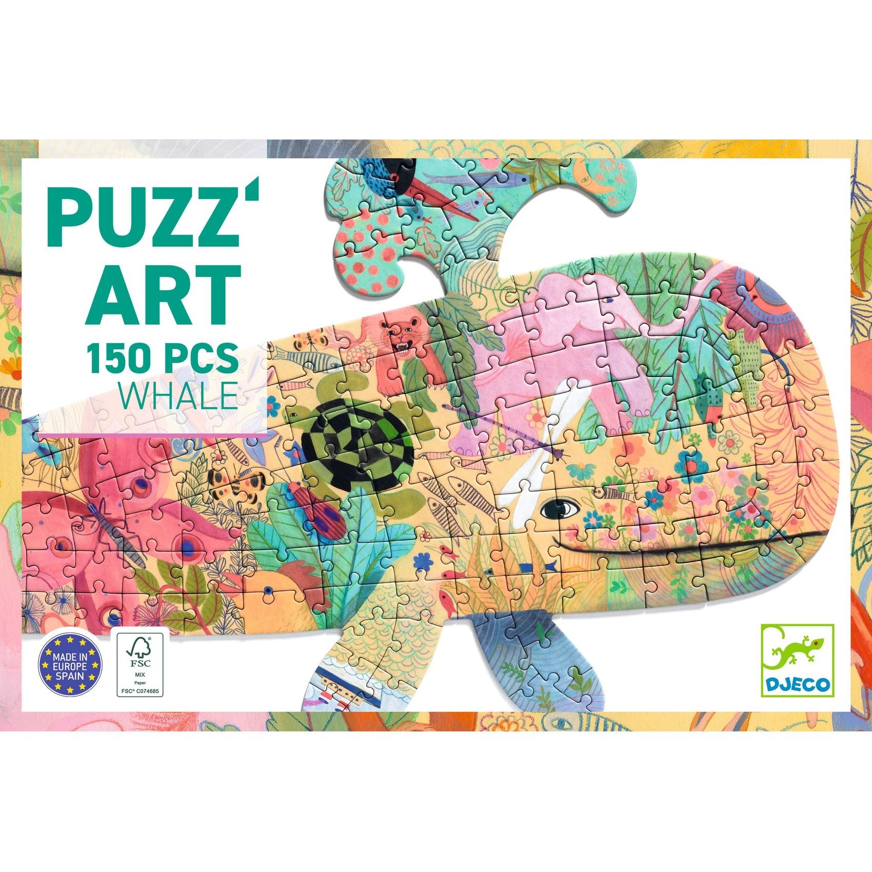 Djeco Whale 150 Piece Puzz'Art Jigsaw