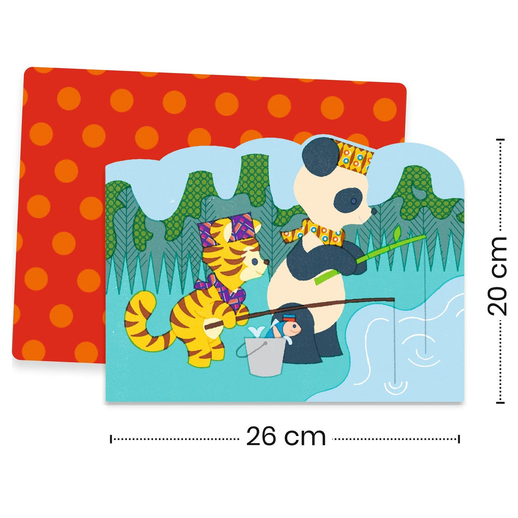 Djeco Magic Colouring Set - Hidden Outside