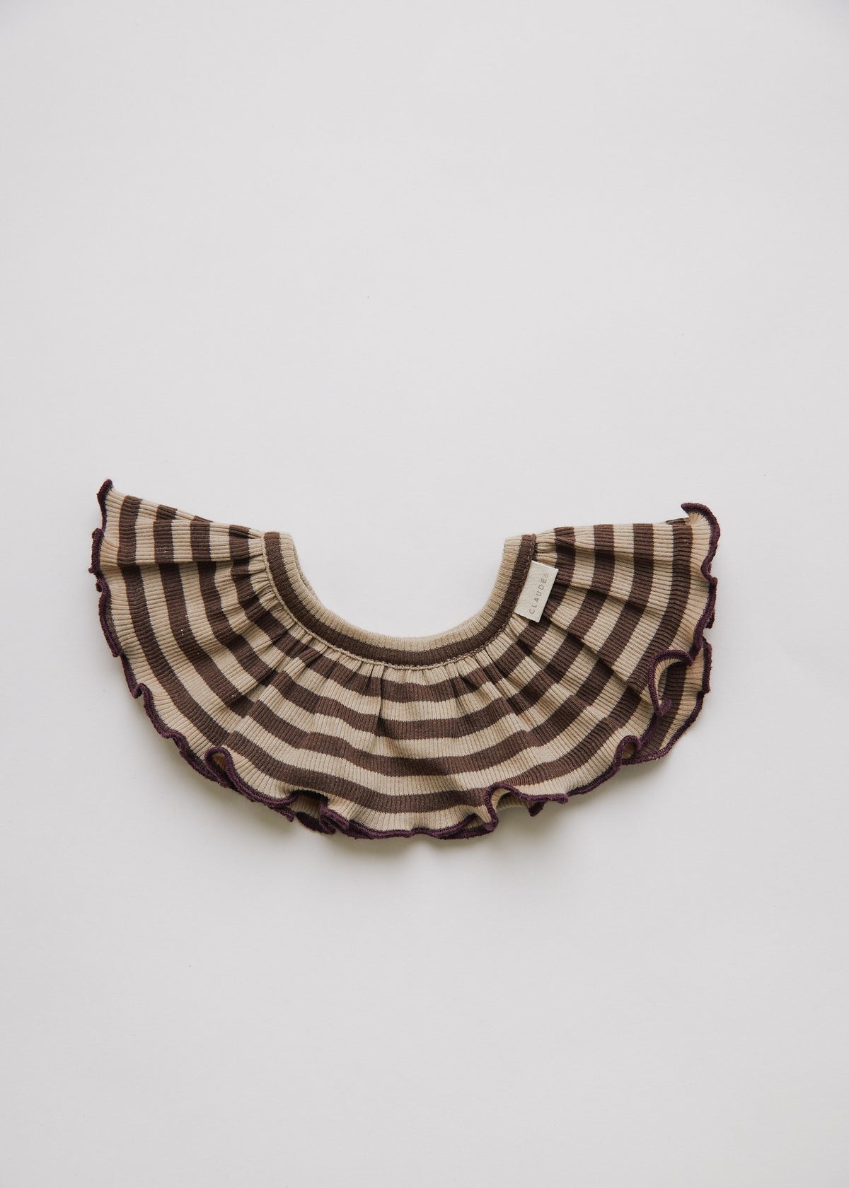 Claude & Co Bobbi Acorn Stripe Collar Bib