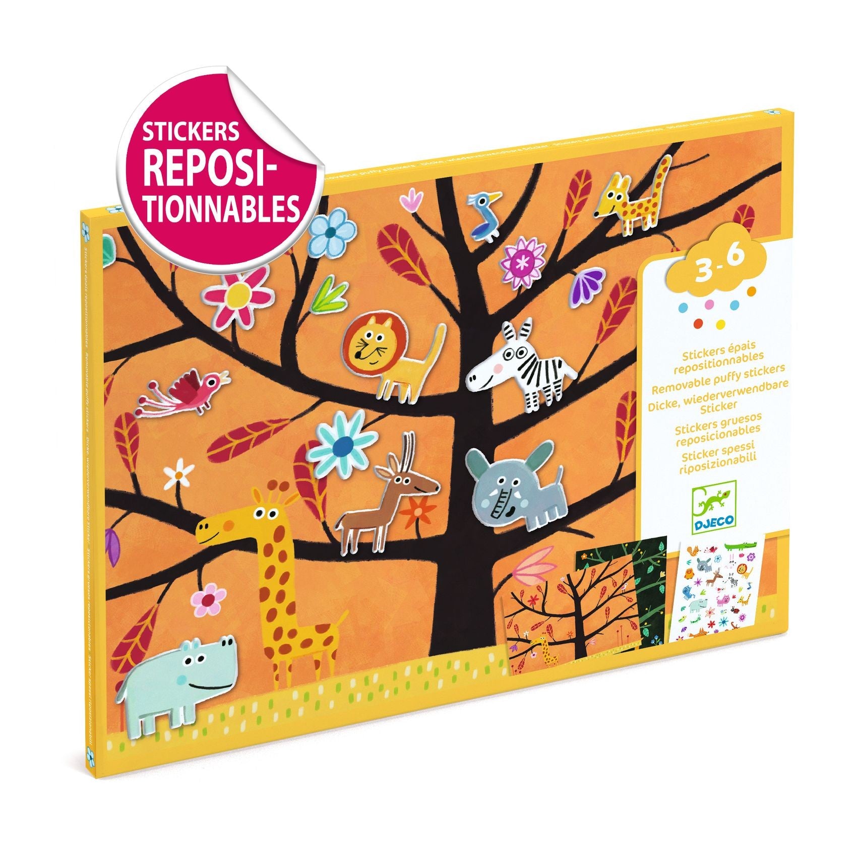 Djeco Repositionable Stickers Board - Off the ground tag!
