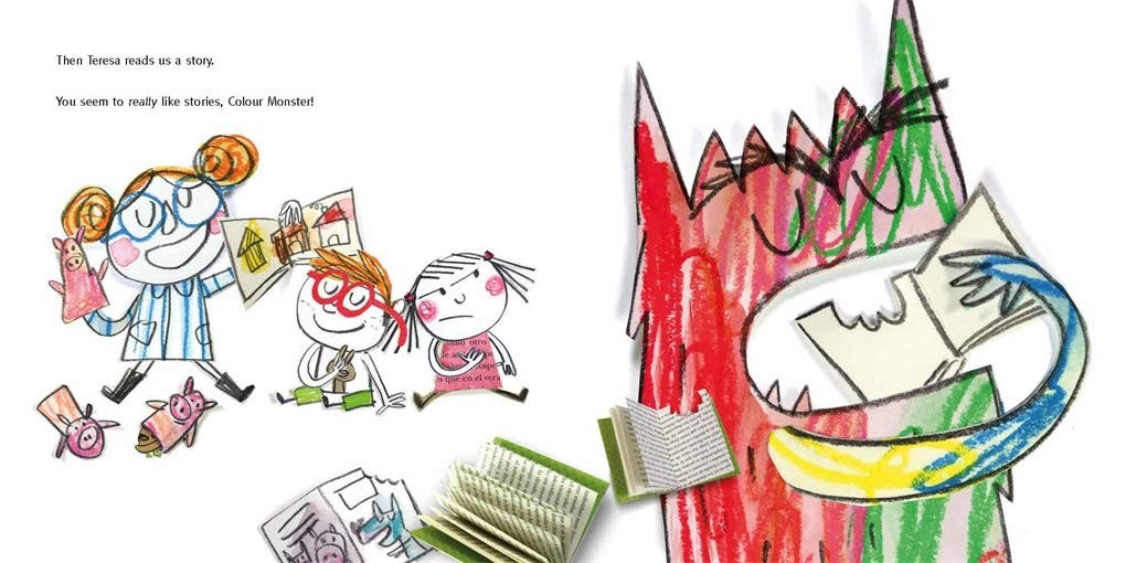 COLOUR MONSTER GOES TO SCHOOL (PB)