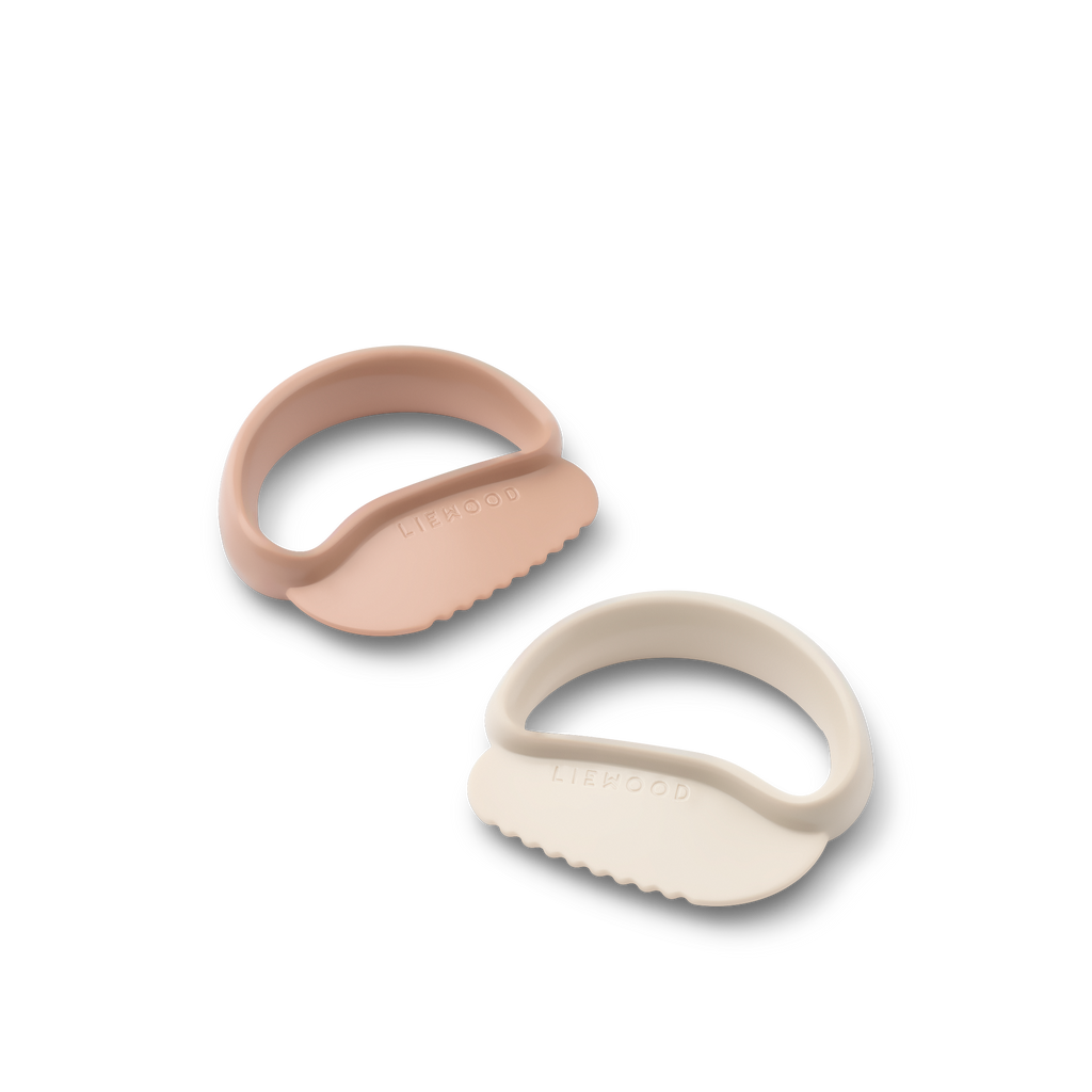 Liewood Riven Toddler Safe Cutter 2-Pack Pale tuscany / Sandy