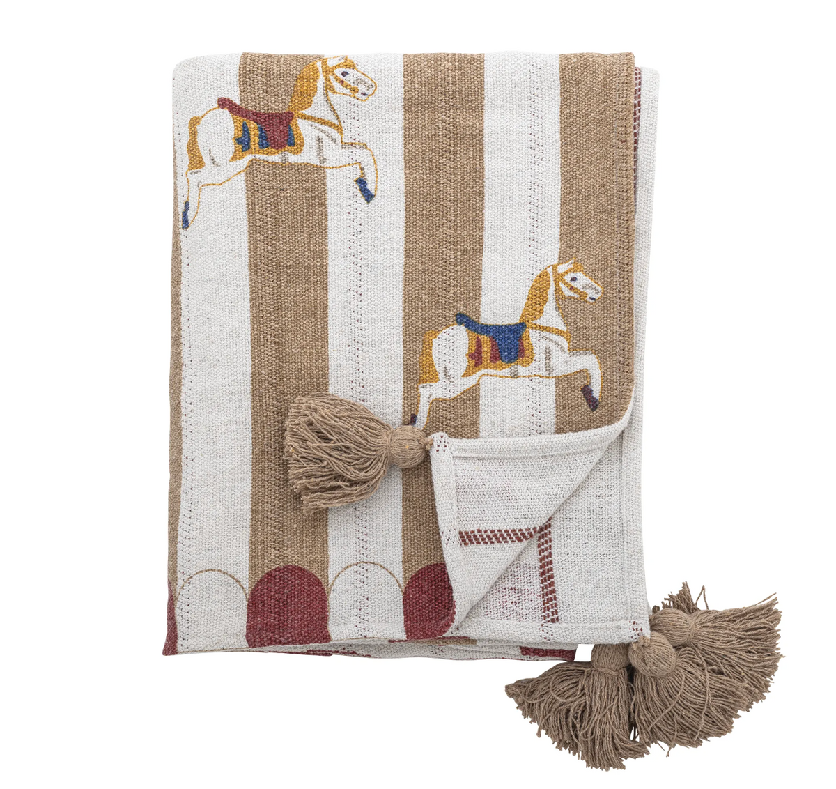 Bloomingville Merry-go-round blanket 130x160 cm