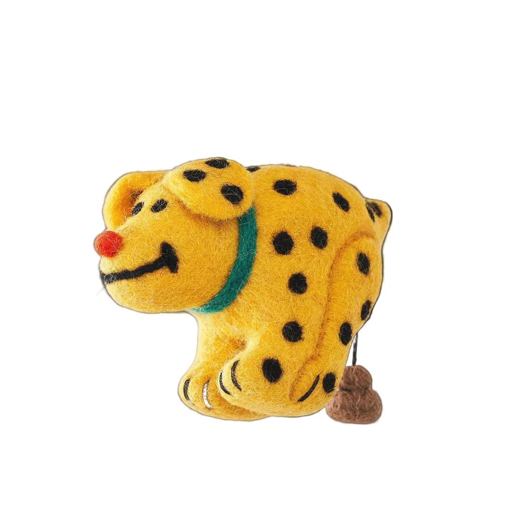 Len Dog Hanging Felt Ornament
