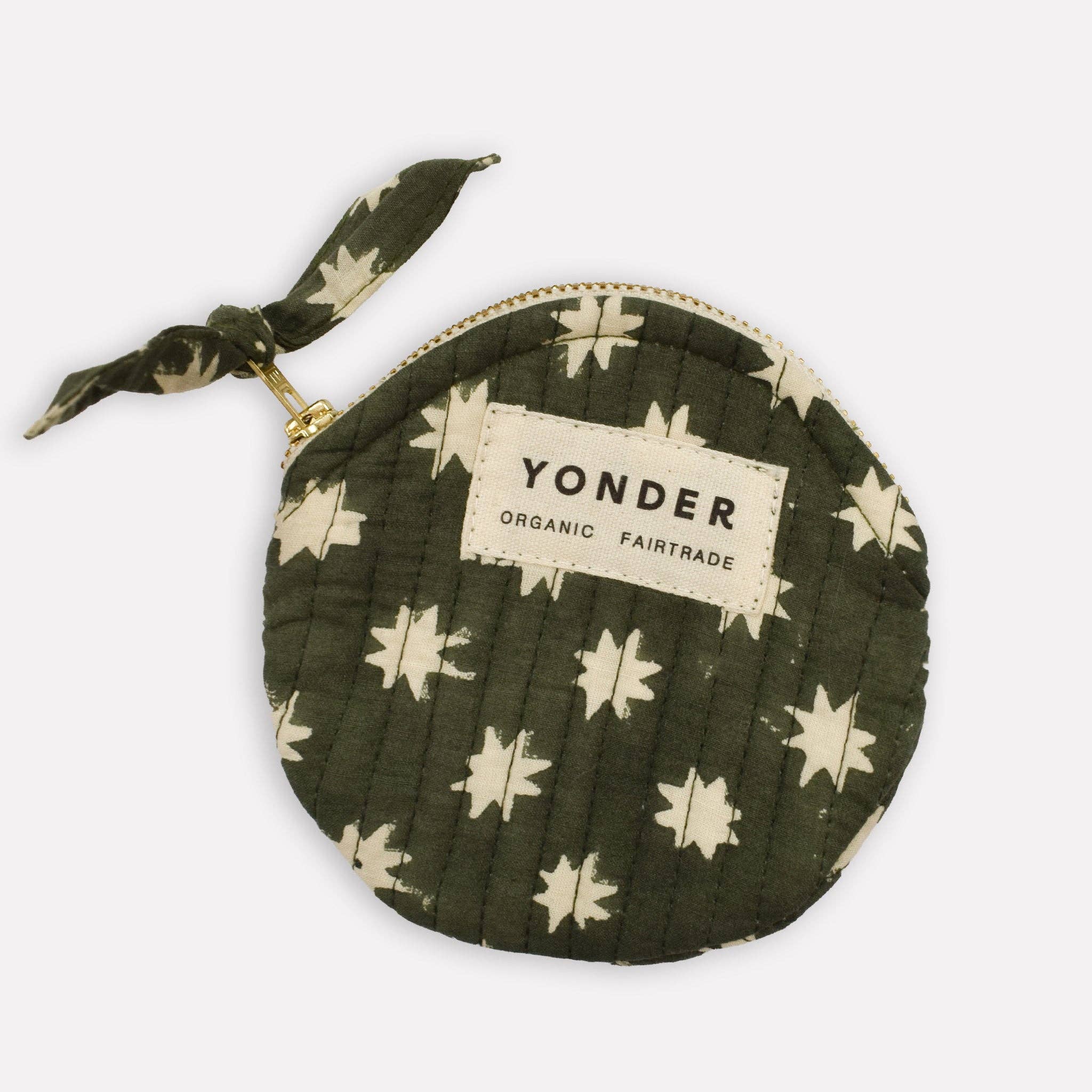 YONDER Quilted Coin Purse | Cosmic | Fern