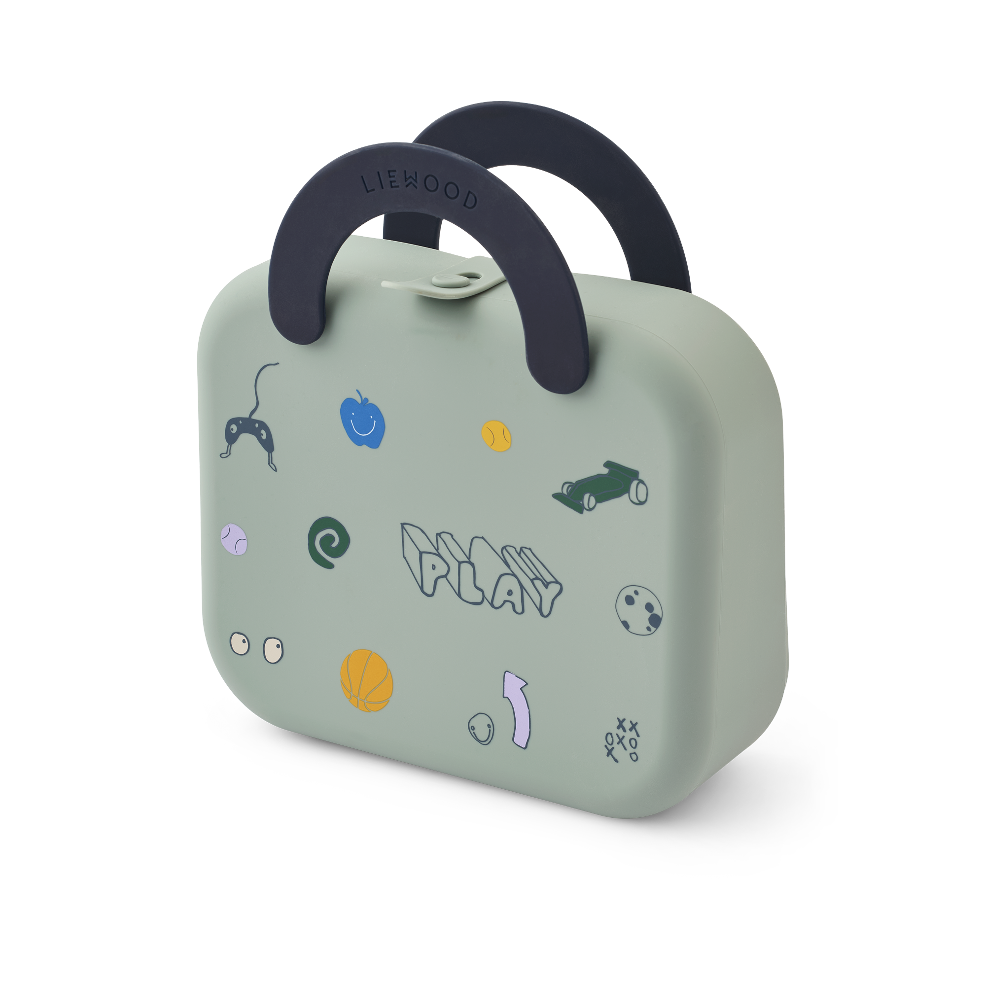 Liewood Elara Foldable Lunchbox - Play / Dusty Peppermint