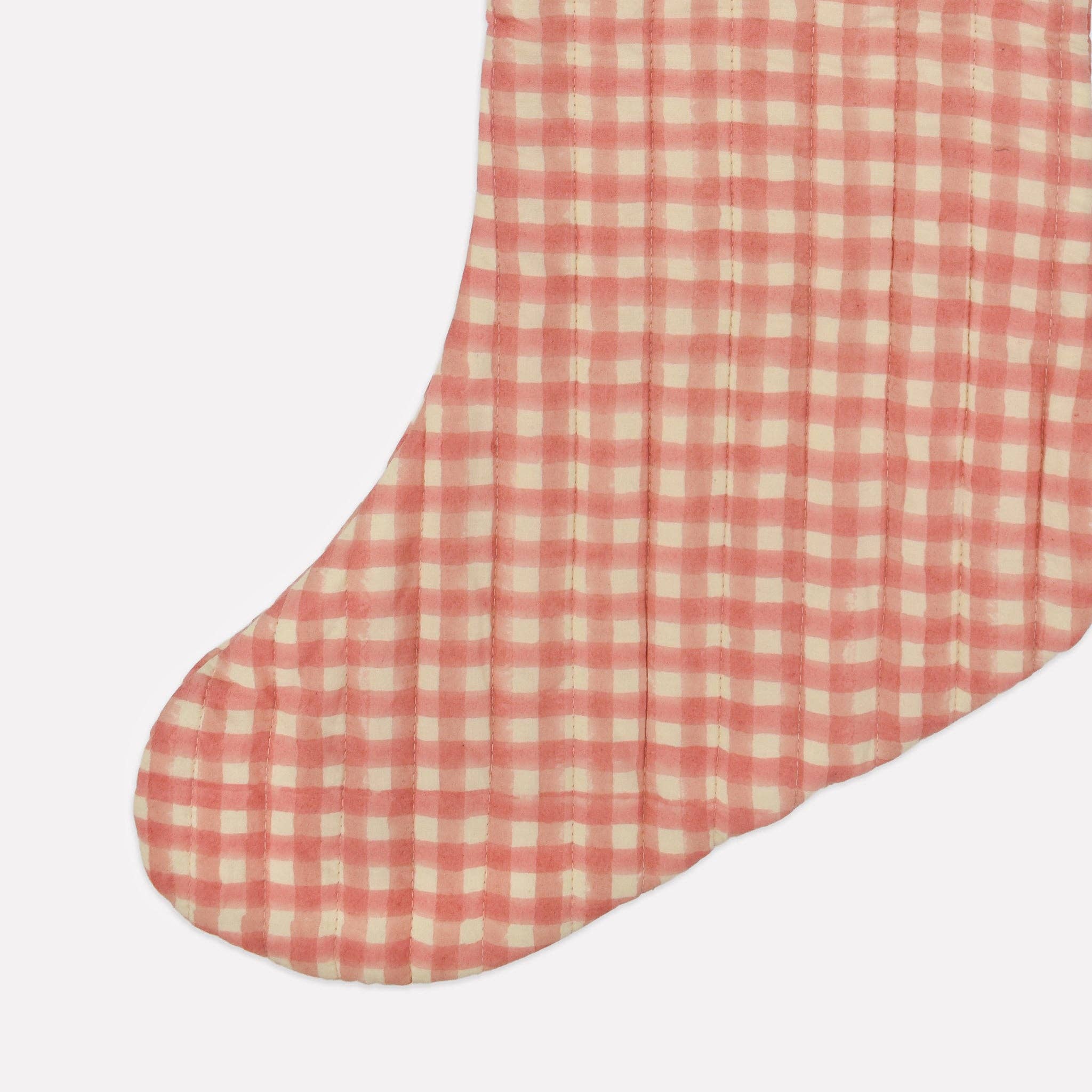 YONDER Christmas Stocking | Gingham | Floss
