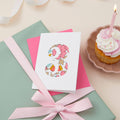 Age 3 Birthday Card | Liberty Fabric Number | A7