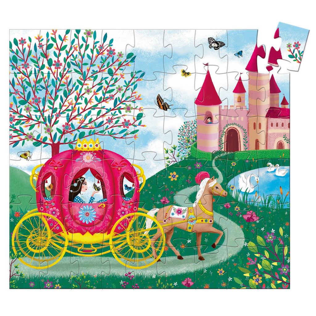 Djeco Silhouette 54 Pieces Puzzle - Elises Carriage