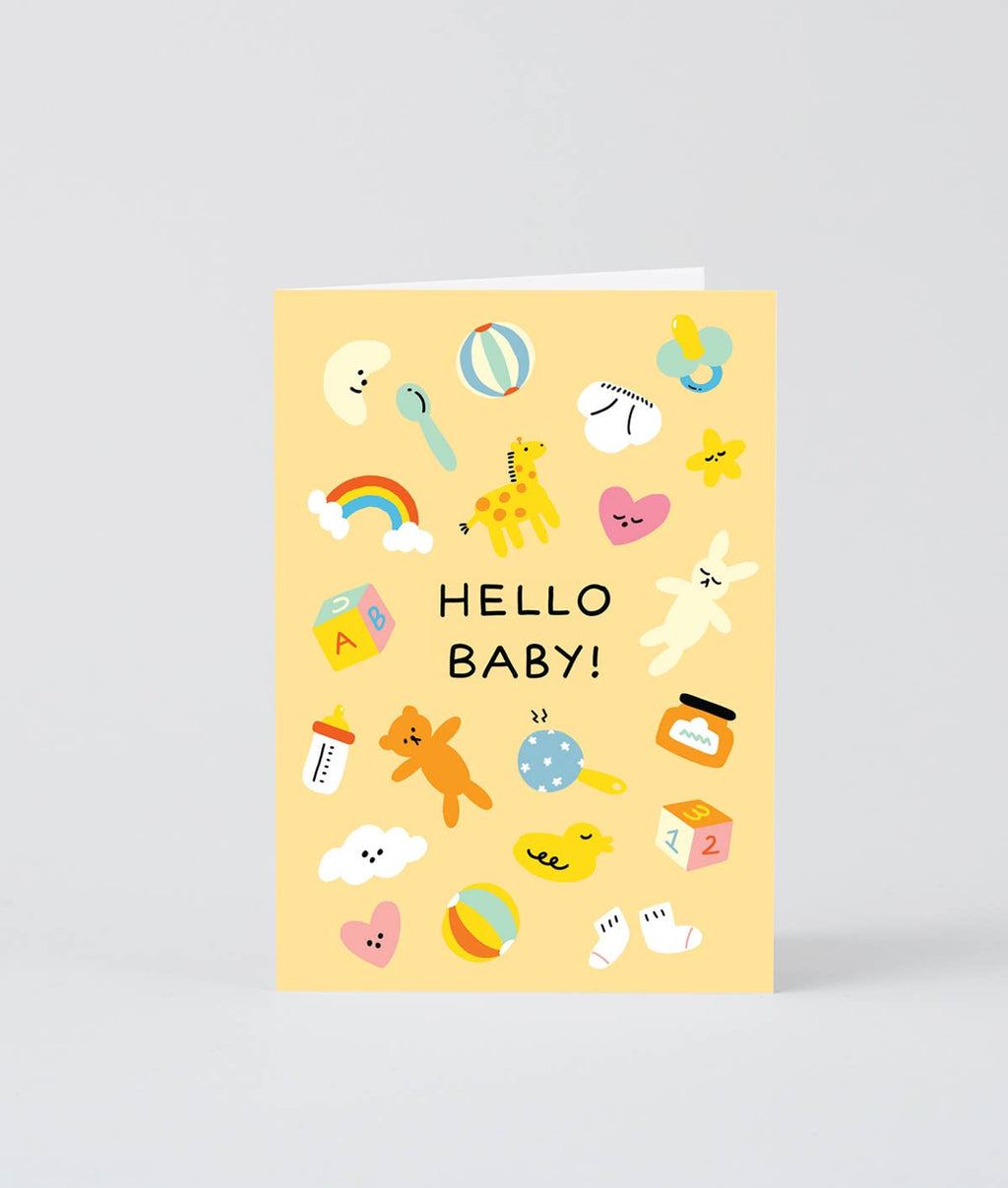 Hello Baby Greetings Card