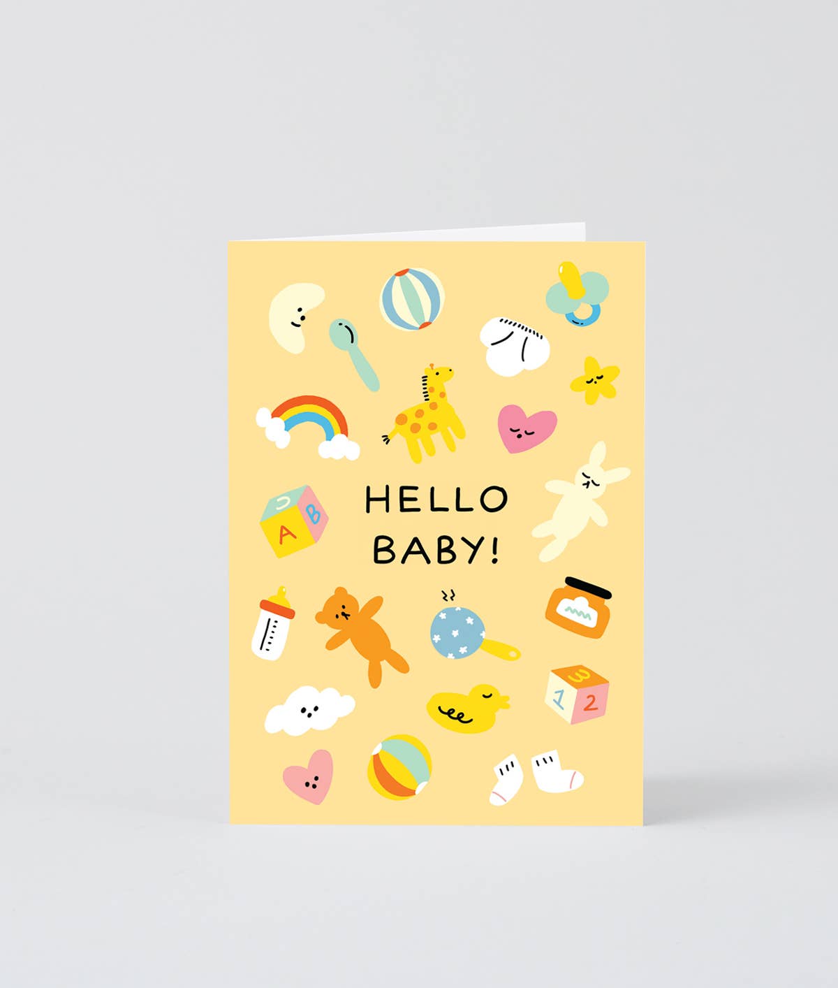 Hello Baby Greetings Card