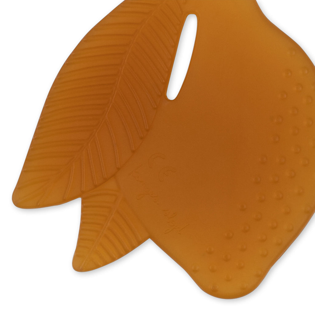 Konges Sløjd Flat Fruit Teether - Lemon