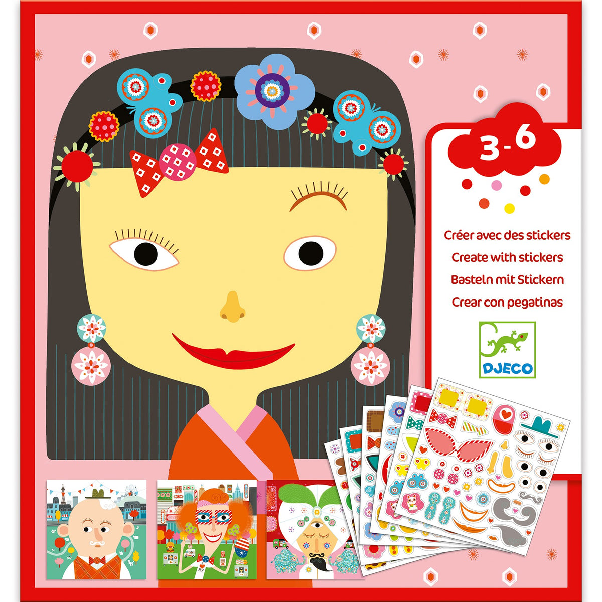 Djeco Stickers Craft Set - All Different