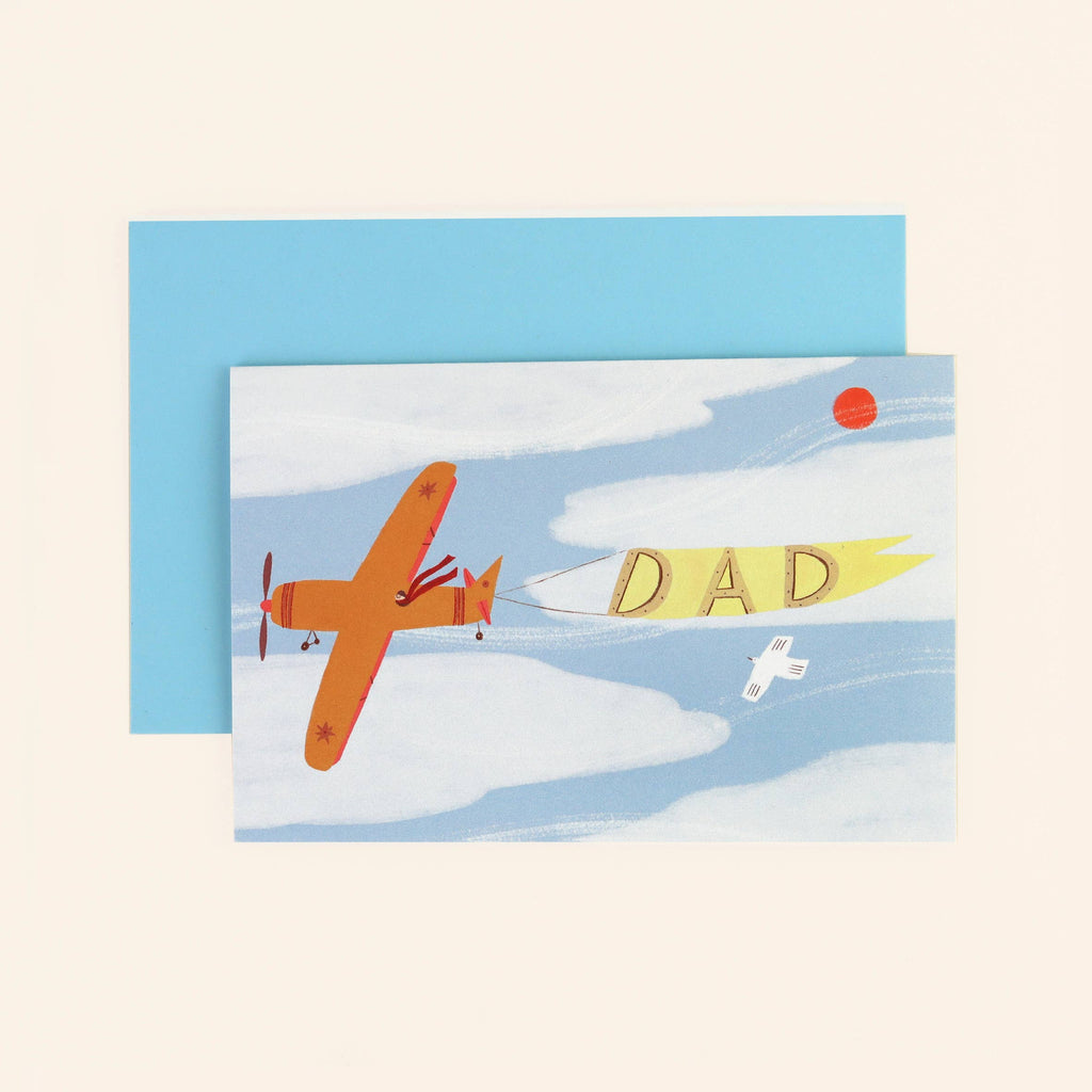 Vintage Plane Dad Card | Father's Day | Dad Birthday