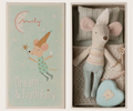 Maileg Tooth fairy mouse, Little brother in matchbox