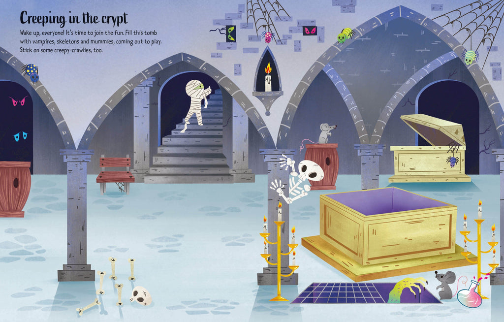 FIRST STICKER BOOK: HALLOWEEN (PB)