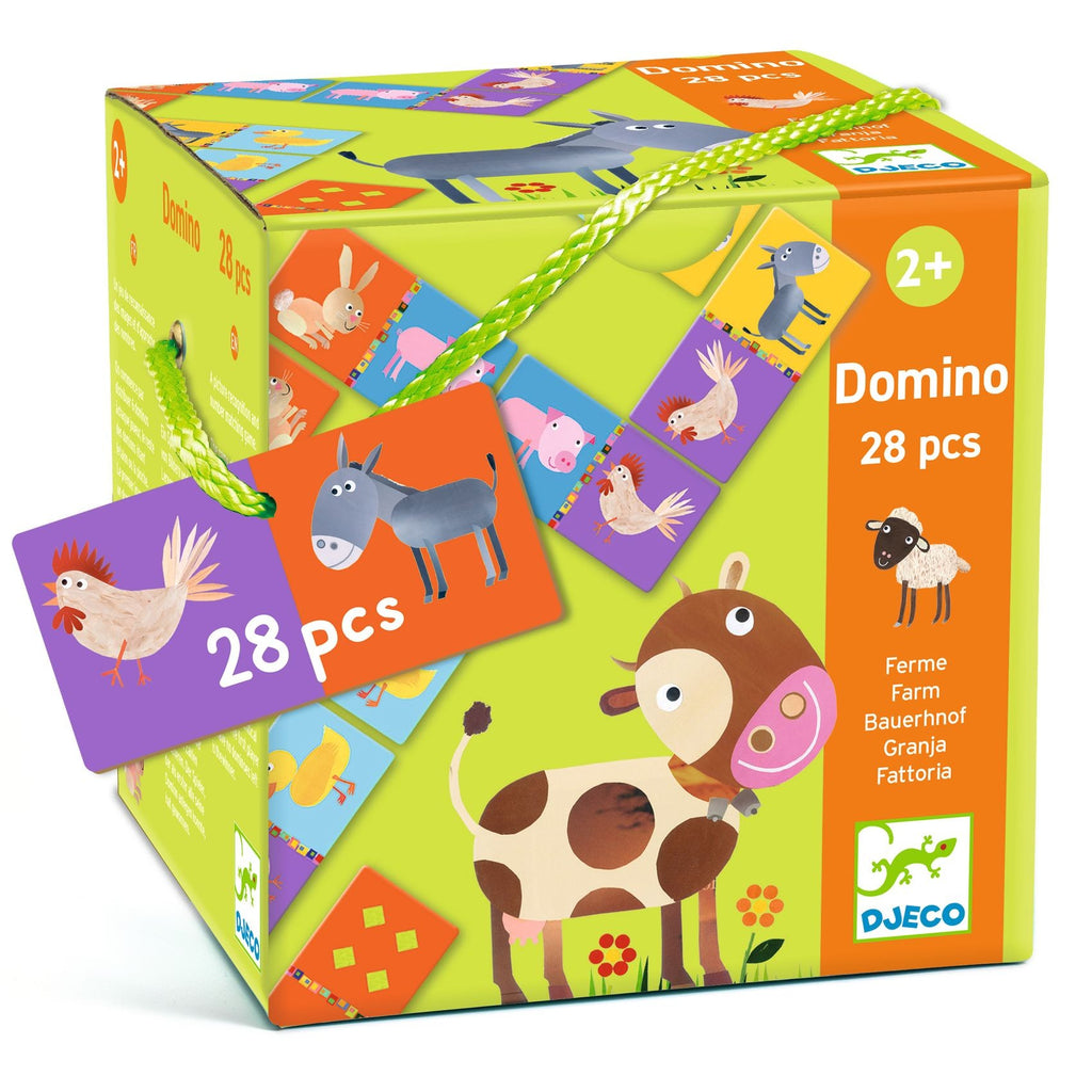 Djeco Domino Cards - Farm Animals