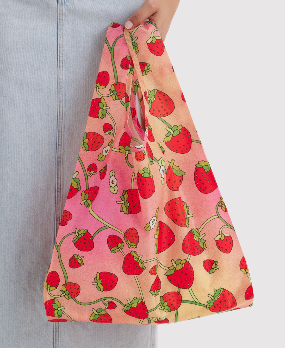 Baggu Reusable Bag Standard Size - Strawberry Blossom