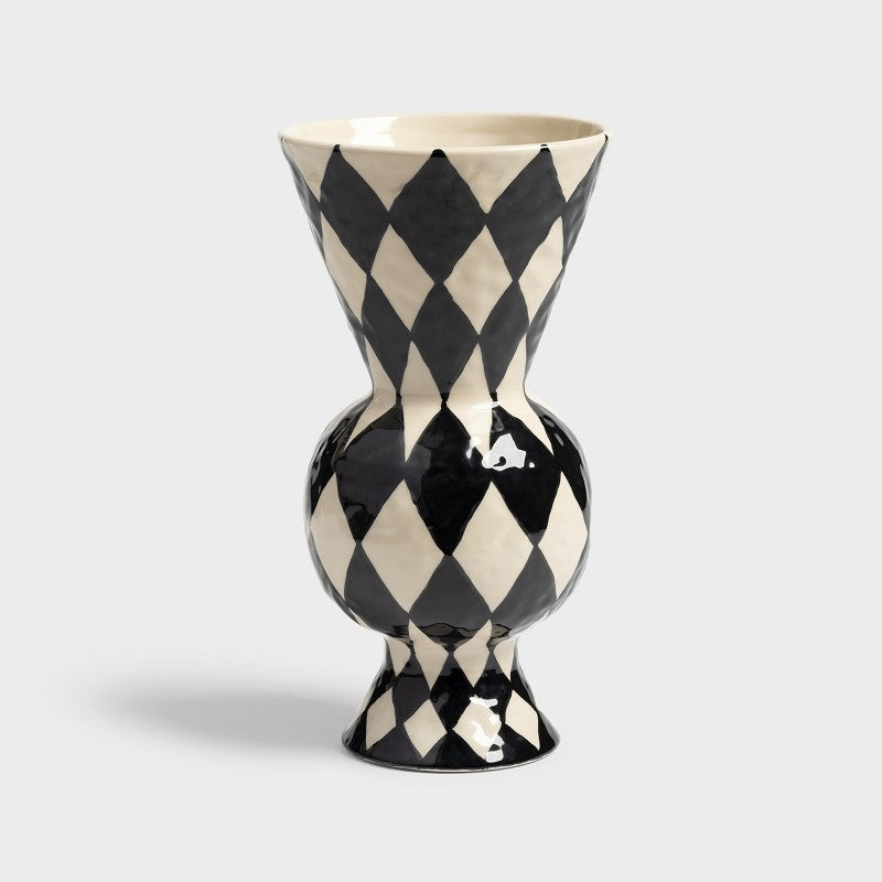& Klevering Vase Rhombic Black