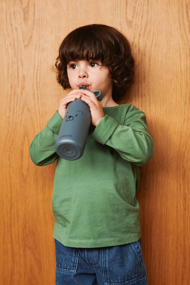 Liewood FALK Water Bottle 350 ml - Mr Bear Whale Blue
