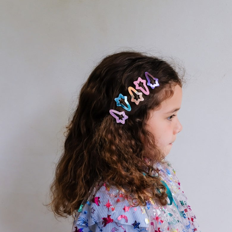 Mimi & Lula Cut out star mini hair clips