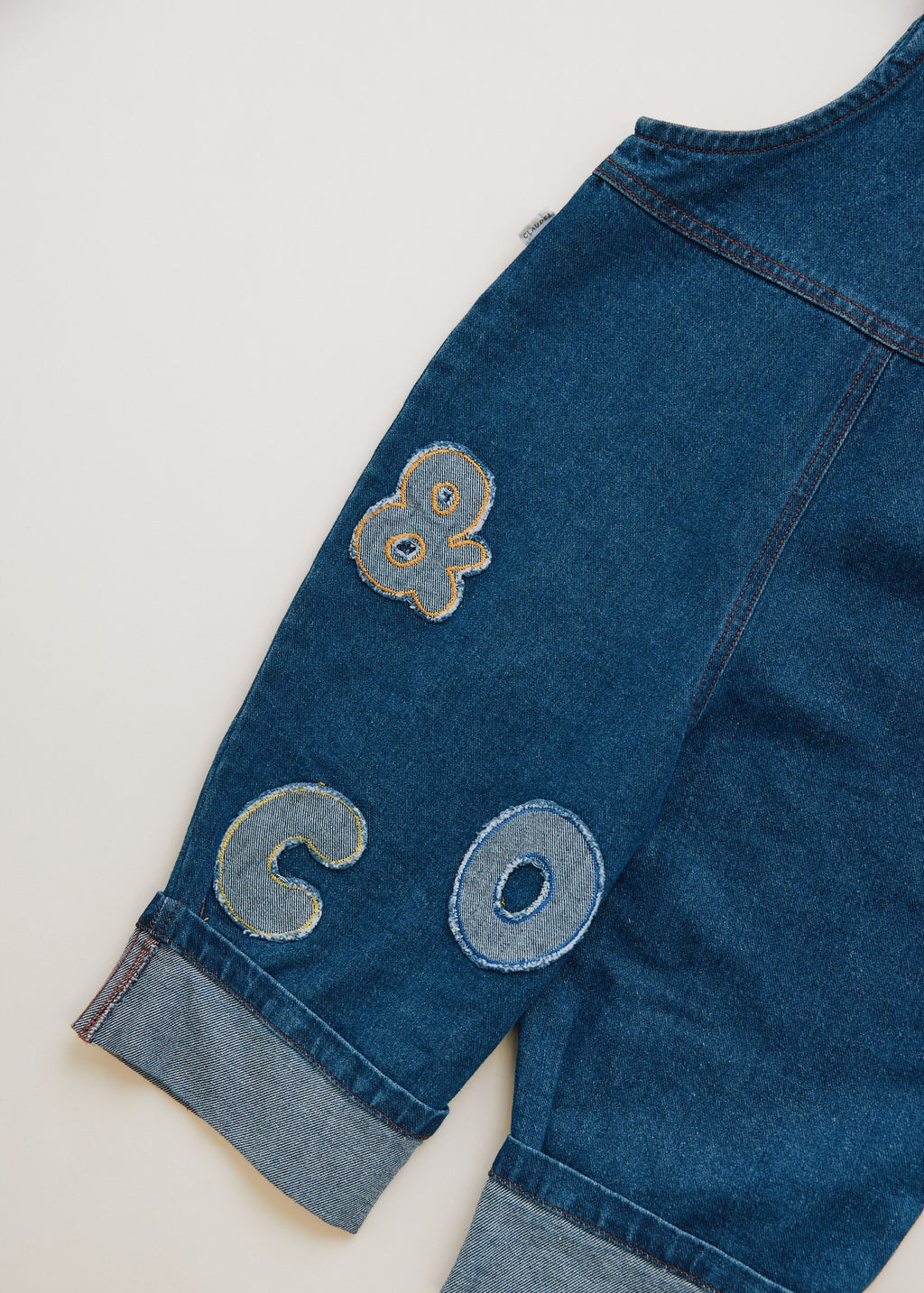Claude & Co Blythe Claude Patch Denim Dungaree