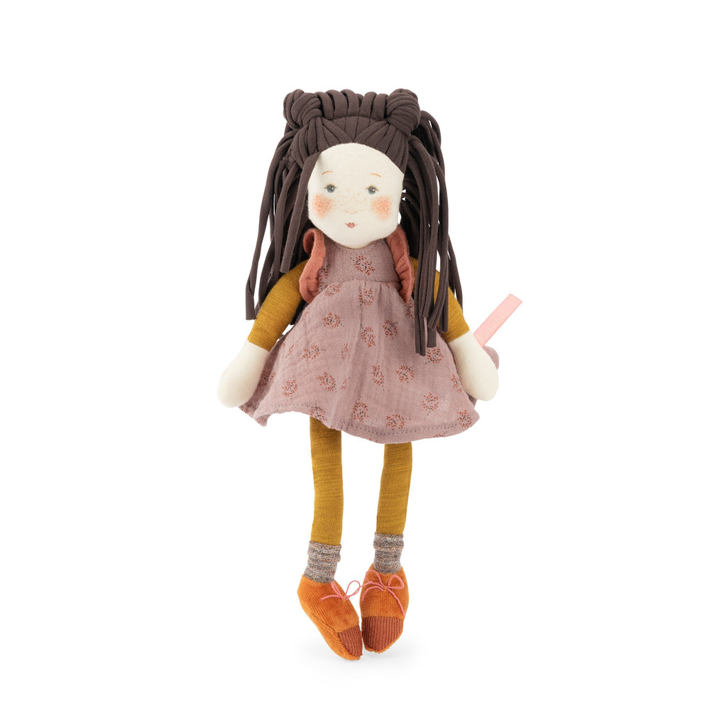 Moulin Roty Small Mauve Rag Doll - Les Rosalies