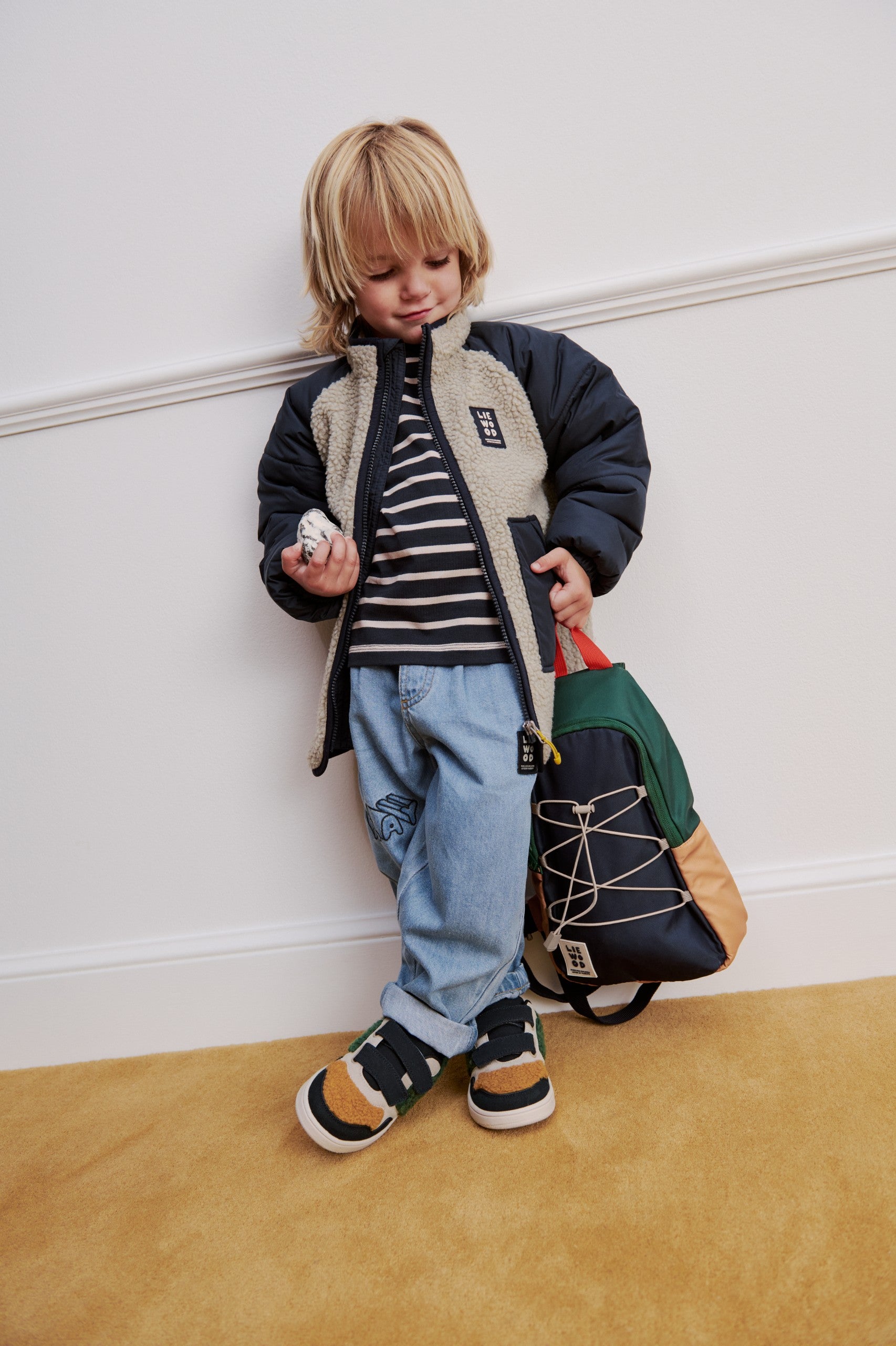 Liewood Phoenix One Shoulder Backpack - Classic navy multi mix