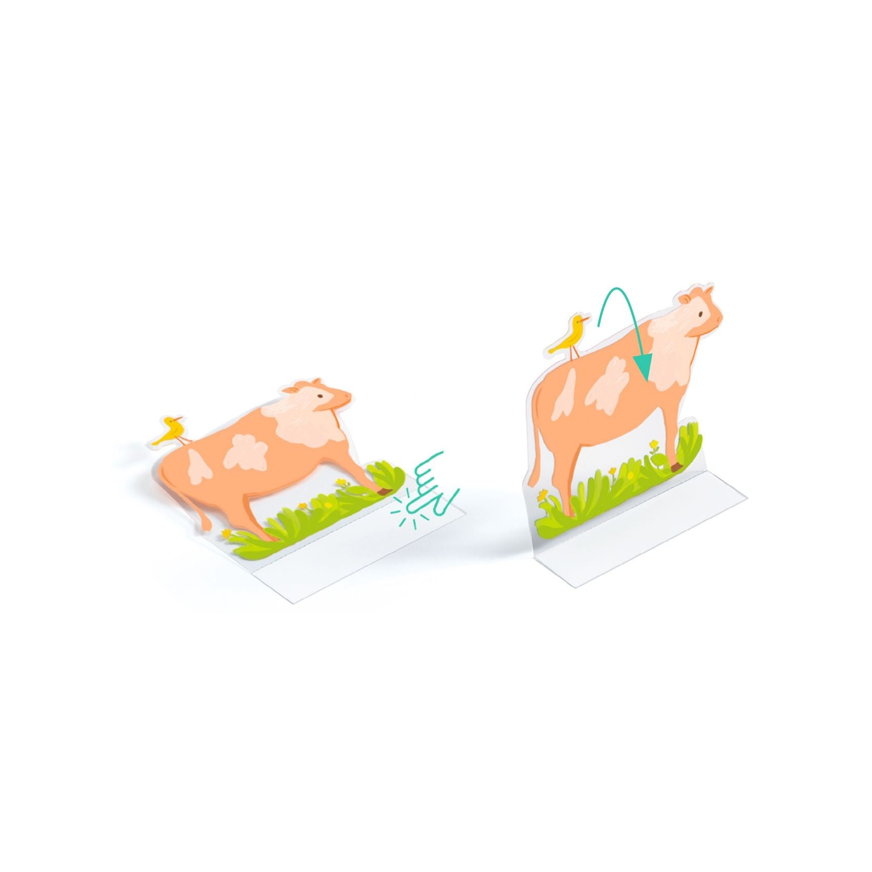 Djeco Lift Up Stickers Farm