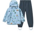 Liewood Pedia Rainwear Set - Fun / Beach blue