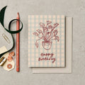 Gingham Plant Birthday