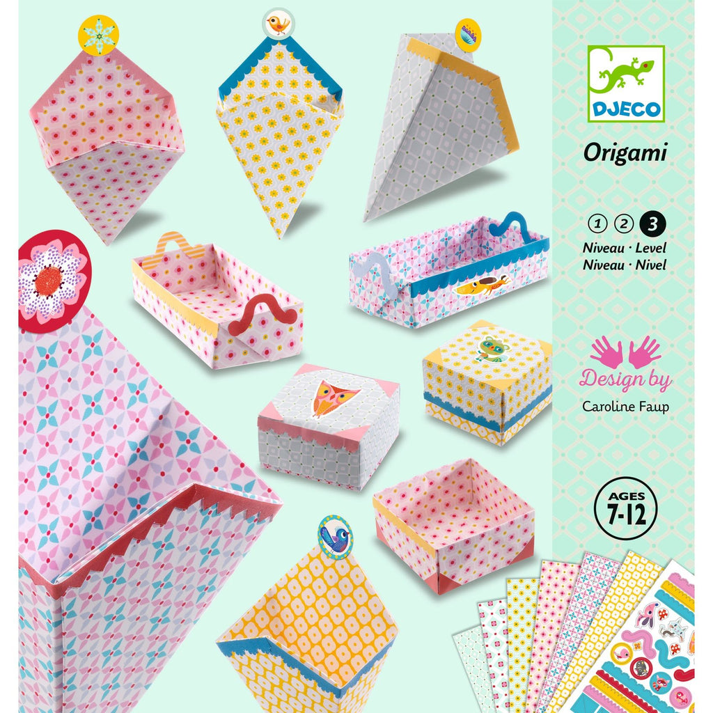 Djeco Origami Craft Set - Small Boxes