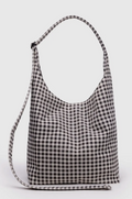Baggu Large Nylon Sling - Black & White Gingham