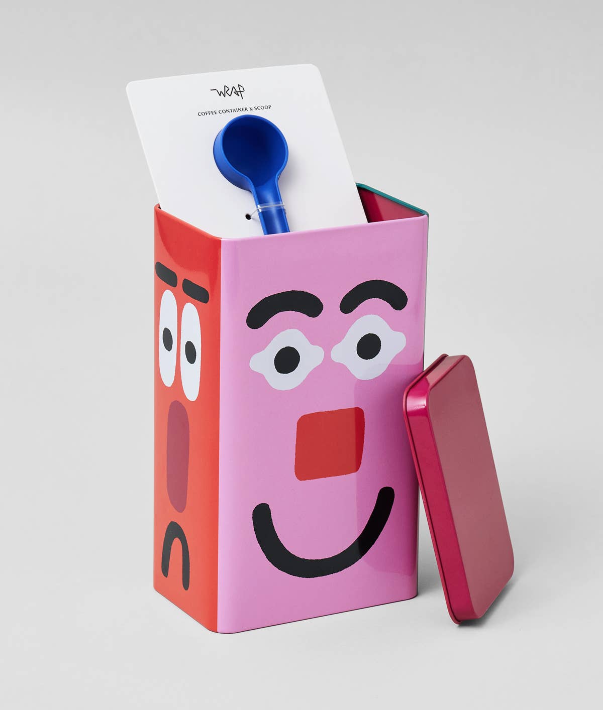 Wrap Faces Coffee Storage Tin