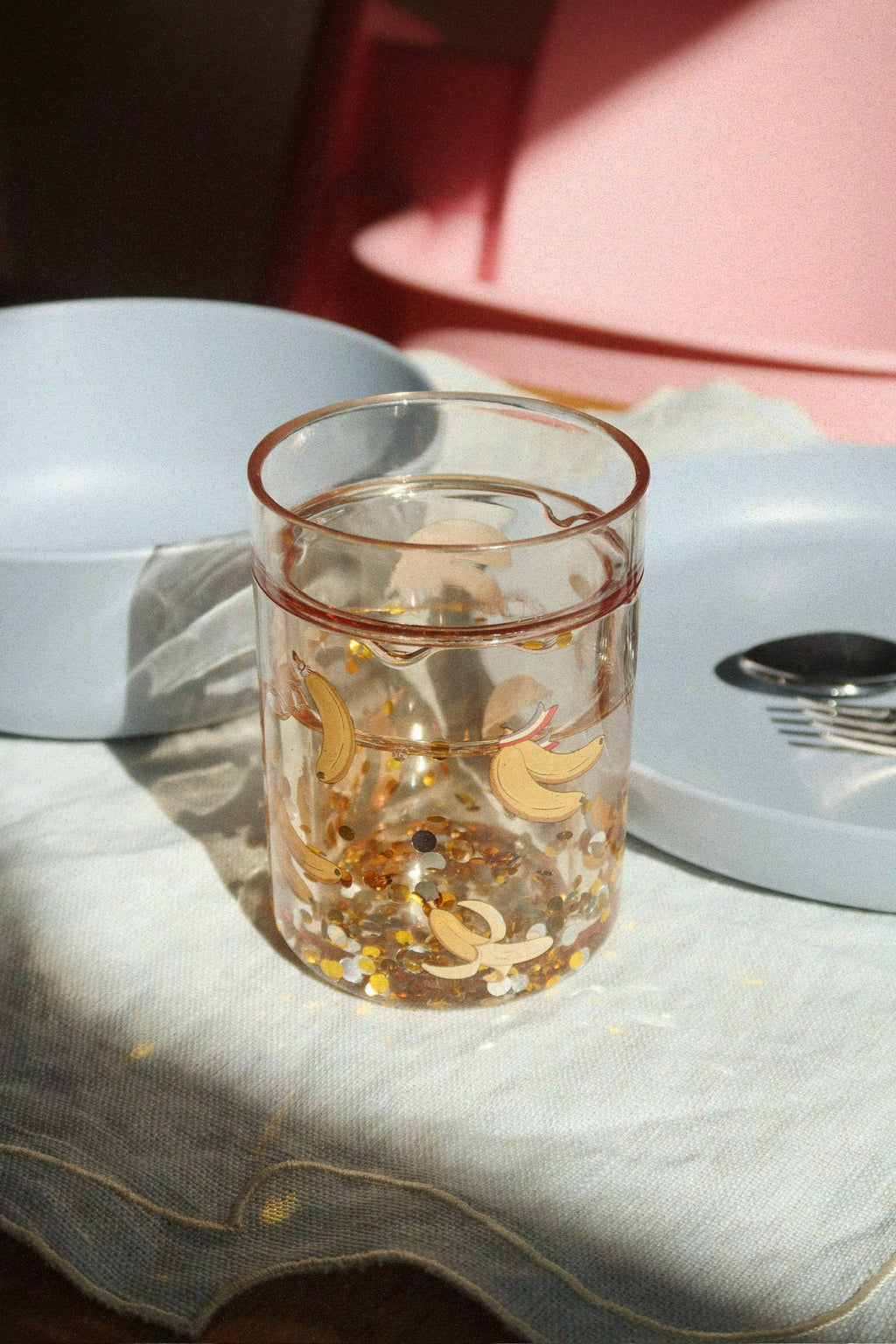 Konges Sløjd 2 pack glitter cups - Let's go Bananas