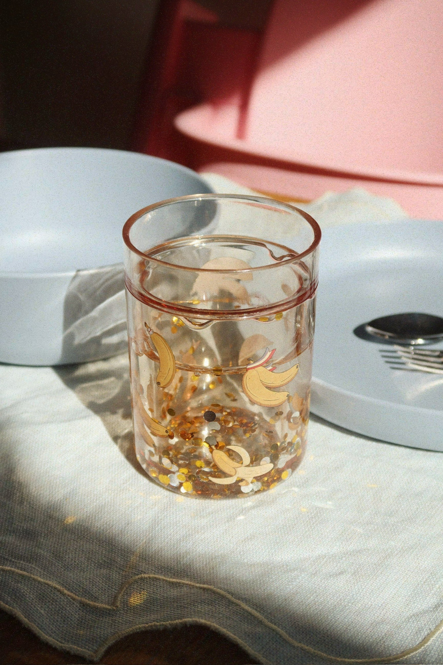 Konges Sløjd 2 pack glitter cups - Let's go Bananas