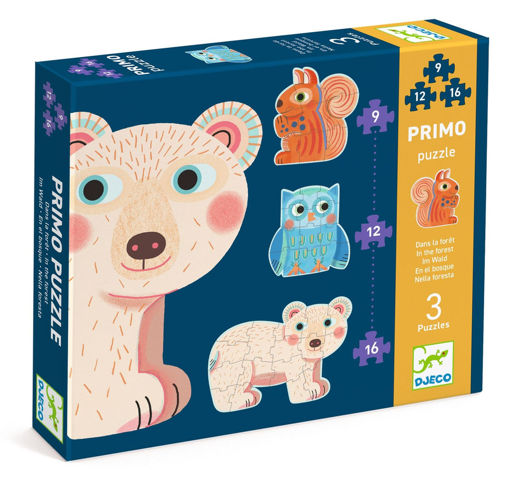Djeco 4 Progressive Puzzles - In The Forest