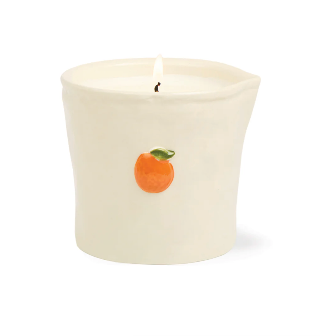 Paddywax Embossed Ceramic Candle - Citrus Spritz