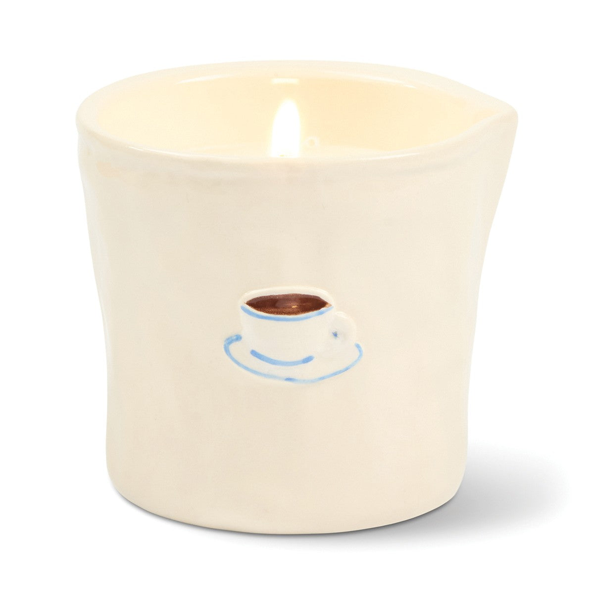 Paddywax Bistro 8oz/226g Cappuccino Ceramic Candle - Chocolate & Cherry