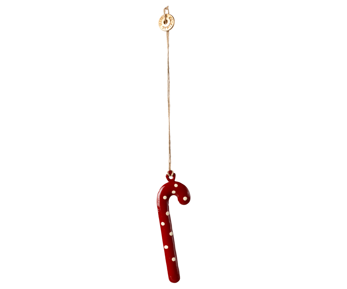 Maileg Metal ornament, Sugar cane - Dot