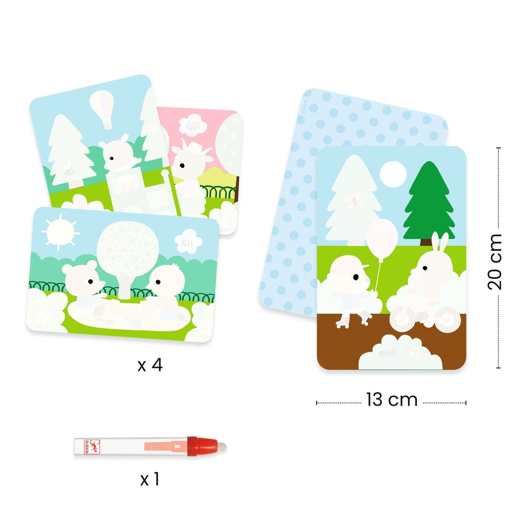 Djeco Magic Water Colouring Boards - In The Park