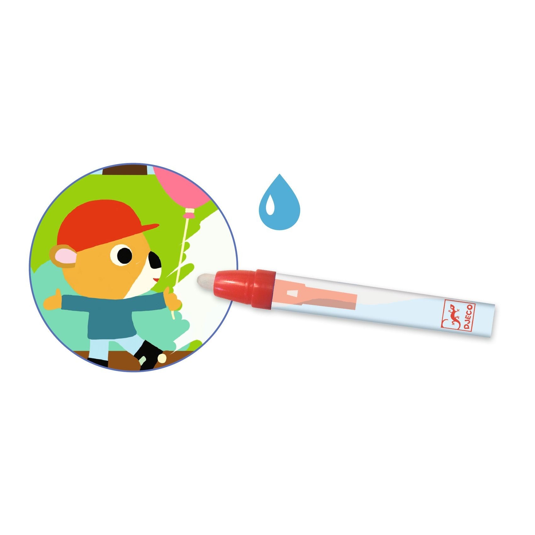 Djeco Magic Water Colouring Boards - In The Park