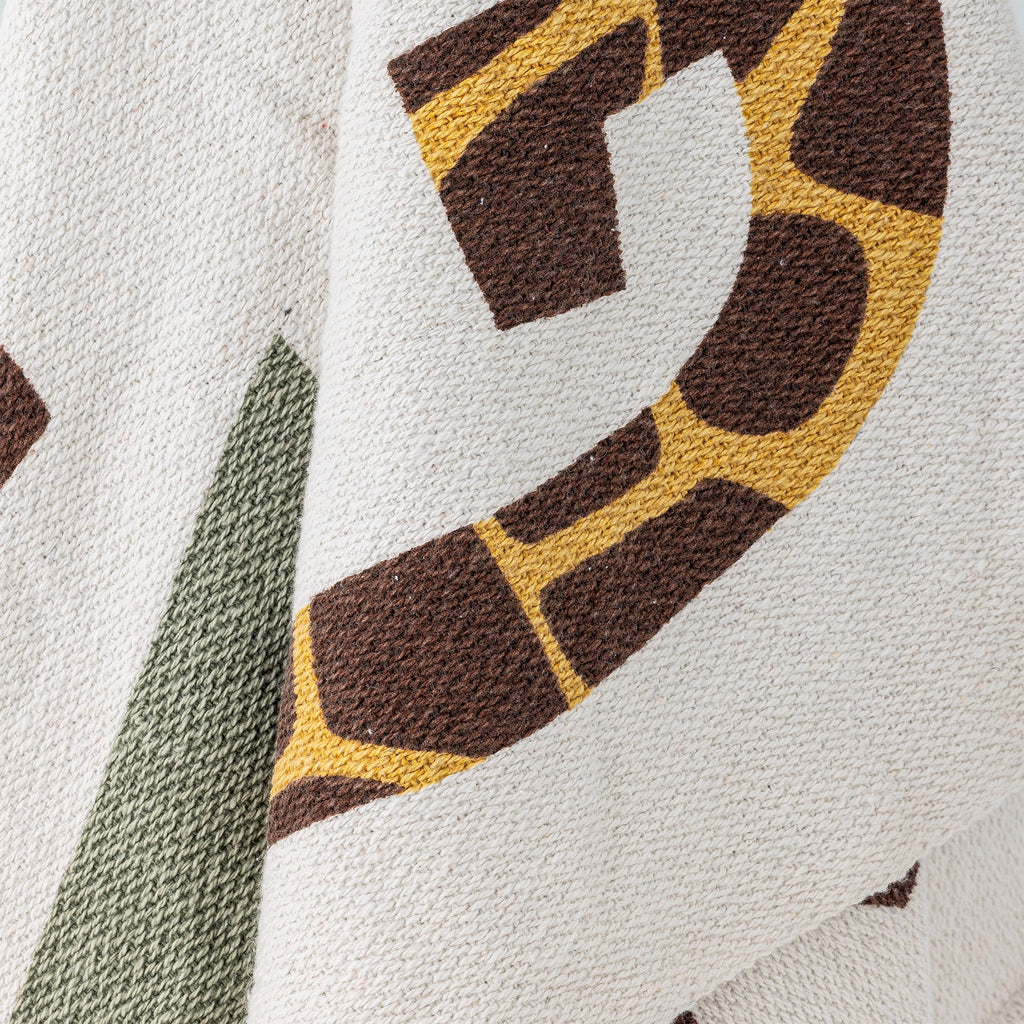 Bloomingville Memmo Throw, Multi, Recycled Cotton