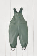 Grass & Air Khaki Kids Waterproof Rain Dungarees