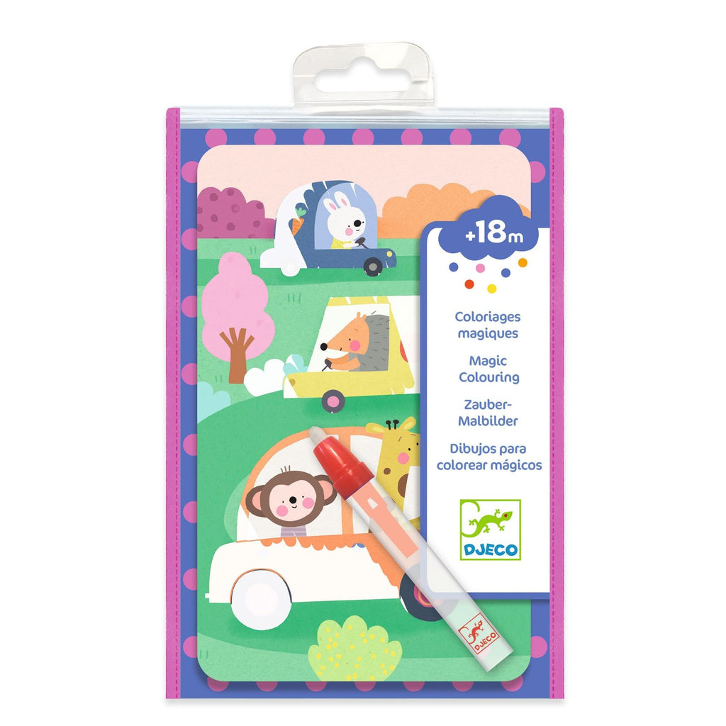 Djeco Magic Water Colouring Boards - On The Road